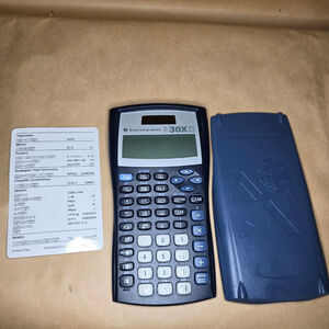 Texas Instruments TI-30X IIS Scientific Calculator w/ Cover & Quick Card Tested